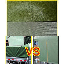 MTYLX Telo Multiuso per Esterni ， Telo, Impermeabile con Occhielli Telo in Telo Resistente Agli Strappi Protettivo per Mobili da Giardino, Piscina, Auto, Camion 17 Dimensioni 550G / M²,Verde,2X4 M
