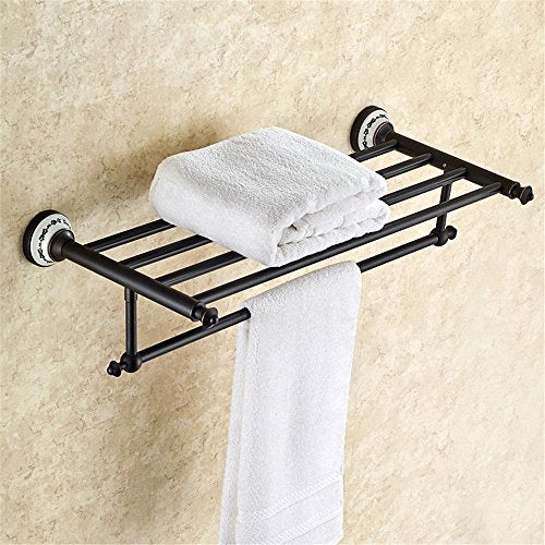 KaO0YaN-Towelrack Portasciugamani in Rame Portasciugamani portasciugamani Nero Rack Bagno complesso Pendente Bagno Asciugamano Appeso