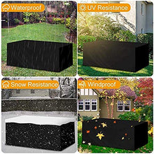 YULIAN 0.6x0.6x0.8m Arredamento da Giardino Impermeabile Covers 0.6x0.6x0.8m, terrazza da Giardino Tavolo da Tavolo Oxford Tessuto da Esterno Tarpauline Tarpauline Impermeabile Terrazza in