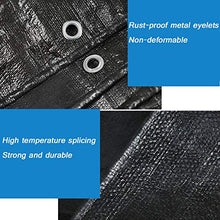 YCSD Nero Telone Impermeabile in Polietilene, Protezione Solare Ombrellone E Calore, Adatto per Tenda da Campeggio All'aperto(Size:8x8m)