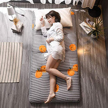 zyl Coprimaterasso futon in Cotone Addensato Materasso Leggero in Tatami materassino Traspirante Antiscivolo Confortevole per Il dormitorio degli Studenti
