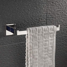 Homovater Porta asciugamani cromato, acrilico autoadesivo senza viti senza trapano Asciugamani multifunzione in acciaio inossidabile 304, per bagno cucina