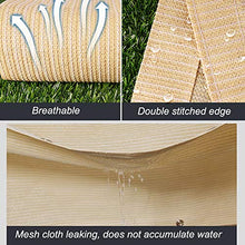 Rete ombreggiante Tende da Sole 85% di Tessuto per Protezione Solare Copertura per Rete per Tettoia Pergola Patio, Tettoie, Pianta E Serra di Fiori, Beige (Size : 1x4M)