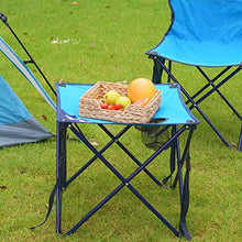 LHJJ Tavolo Pieghevole Ultraleggero con Portabicchieri, Tavolino Campeggio Portatile, Zaino Pieghevole Tavolo in Stoffa, Campeggio, Picnic, Spiaggia, Borsa per Barbecue Familiare-Facile da Pulire