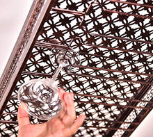 Splendidamente Peaceip Portabottiglie Ornamenti da Appendere Portabicchieri creativi Bar Upside Down Wine Glass Holder Table Portabicchieri da Vino Rosso Bianco, Bronzo (60 cm, 80 cm, 100 cm, 120 cm,