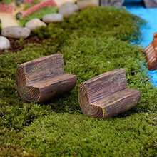 Da.Wa - Mini sedia da giardino con fata, per divano, decorazione per la casa, 2,5 x 1,2 cm