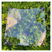 LSXIAO Telo Trasparente, Spessore 0,3mm Impermeabile Resistente alle Intemperie Resistenza allo Strappo per Le Piscine, Mobili da Giardino, Guscio del Portico Possibile Forma Speciale