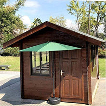 zvcv Ombrellone da Esterno per Esterno Proteggi Patio Esterno Ombrello Semicircolare da 9 ', Ombrellone da Parete con Manovella A 5 Stecche, Riparo per Il Sole (Colore: Kaki) (Colore: Verde Scuro)
