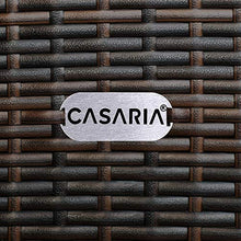 Deuba Tavolo e sedie da Giardino Rattan 8 sedie impilabili Set mobili da Esterno Arredamento Giardino Balcone terrazzo