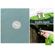 Wiiguda@ Amaca Zanzariera Nylon di Paracadute Hammock Mosquito Ultra Leggera per Outdoor Campeggio Viaggio 200 kg capacità di Carico 260 * 140 cm Traspirante Nylon di Paracadute (Verde)