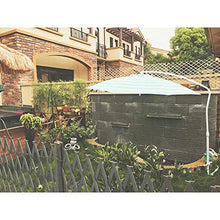HXCD Compatto 2,1 m di Diametro Ombrellone Rotondo con sfalsamento Ombrellone a sbalzo da Giardino Manovella da Giardino Tenda da Sole per Esterni Tenda da Sole 360 °; Rotazione