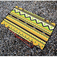 CENPEN, tavolino pieghevole in tessuto, pieghevole, leggero, portatile, piccolo e pieghevole, per campeggio o giardino (colore cultura, dimensioni: 77 x 42 x 40 cm)