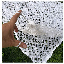 Mimetismo Decorazioni per Feste Rete Mimetica, Fodera Mimetica per Caccia, Tessuto Oxford Impermeabile, Rete ombreggiante per Auto 4 * 6m, Bianca (Size : 4 * 6m)