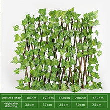 laoonl Recinzione artificiale a foglie – Simulazione regolabile – Rete di recinzione falsificata per foglie in rattan, recinzione decorativa per casa, matrimonio, giardino, balcone, decorazione