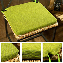 BCASE, Confezione Da 6 Cuscini Per Seduta E Sedia In Schiuma Fantasy, 40X40 Cm, Rimovibili Con Cerniera, Per Cucina, Camera Da Letto, Patio, Ecc. Verde
