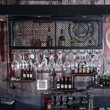 YWYW Portabottiglie da Bar Ristorante portabicchieri a Parete portabicchieri Capovolto portabottiglie Creativo a Doppio Strato (Dimensioni: 80 * 30 * 45 cm)