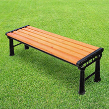 ZXF- Panchina del Parco, Panchina da Giardino in Legno Anticorrosivo, Sedia Lunga per Il Tempo Libero All'aperto della Scuola, per Il Portico Anteriore, Patio, Ponte, Balcone O Cortile