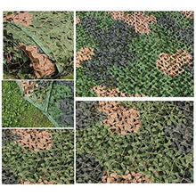 FCXBQ Rete ombreggiante Vele Tessuto Rete Mimetica Rete Mimetica Satellite Occlusione Rete Crittografia Campeggio Bosco, 23 Misure (Colore: Verde, Dimensioni: 6x10m)