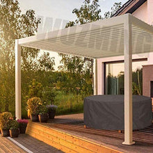 N / A mobili di Copertura Home, Impermeabile Antivento mobili da Giardino UV, coperture Patio Tavolo utilizzato per la Pesante Oxford mobili Panno Rattan,227x100CM,Grigio