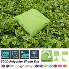 Homeilteds Impermeabile 300D Verde Quadrato Rettangolo Tutte Le Dimensioni Ombra Vela Giardino Terrazza Canopy Nuoto Parasole Escursione di Campeggio Tenda A Vela Woven (Color : 4x4)