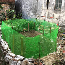 Recinzione in plastica con rete da giardino 1.2 cm Strutture di supporto per piante con foro a rete utilizzate come barriera a gabbia per polli, anatre o altri recinti per pollameparavento da esterno