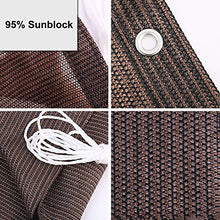Rete ombreggiante Telo da Sole in Tessuto Ombreggiato al 95% con Occhielli per Tettoia Pergola, Serre, Piante da Fiori (Size : 3x4M)