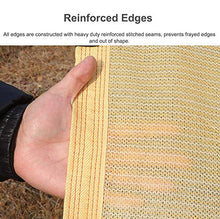 ZXXL Telo Ombreggiante Beige Robusto Ombra Panno, Rete Ombreggiante Resistente ai Raggi UV al 95% con Occhielli/Angolo Rinforzato, per Piante/Serra/Fienile/Canile (Size : 4×6m (13'×20'))