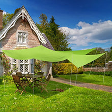 casa pura Tenda Parasole Esterno - Tende a Vela Impermeabili, Protezione Anti - UV | Vari Colori e Misure - Triangolare - 3x3x3 m - Verde