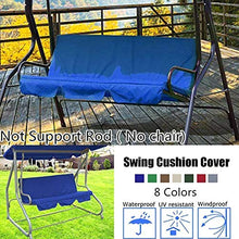 Cuscino impermeabile per sedia a dondolo da giardino, giardino, giardino, cortile, sedile di ricambio