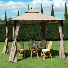 I Giardini del Re Set 4 teli laterali per gazebo Eden, dimensione telo: 260x200 cm, Bianco