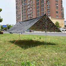 Fdit Teloni Impermeabili per Tende da Campeggio, teloni Esterni per Tende con Protezione UV, Tenda da Sole da Giardino, Parasole, Amaca, Pioggia, Tenda da Giardino, Camouflage 400 x 300 cm