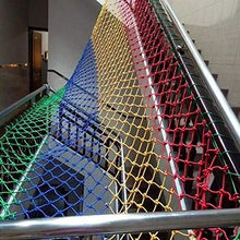 WEIFAN Rete Anti-Caduta di Sicurezza del Colore, Binario per Scale per Bambini Giocattoli per Bambini Animali Domestici sicuri Ringhiere per Interni Scale Parco Giochi per Esterni Balcone Rete a Rete