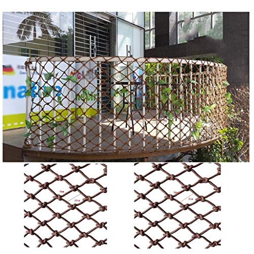 JFFFFWI Rete da Giardino Rete di Sicurezza per Esterni Rete di Protezione anticaduta per Bambini Rete da Giardino Adatta per abbellimento Balcone Decorativo Ringhiera per Scale Amaca da AR