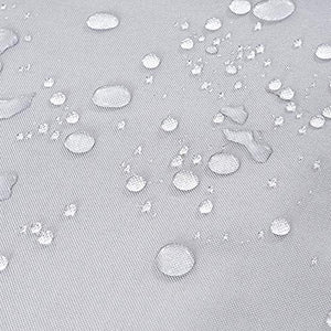 HUACHENG Coperture per mobili da Giardino per Patio Esterno   Coperture per sedie Impermeabili da Pioggia e Neve per Sedia Imbottita Copertura Antipolvere-Nero, 218X218X90cm