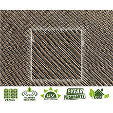 GDMING Rete Parasole Serre Antivento con Occhielli  Rettangolo Parabrezza Durevole Riparo UV Baldacchino per Terrazza All'aperto Giardino Dietro La Casa Costume, 21 Taglie