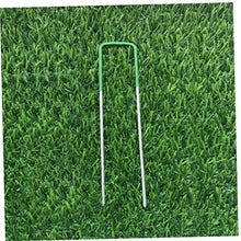 Materiali 50PCS Mobili da giardino a forma di U Lawn Nail U-Nail Giardino Prato fissaggio Nail Pioli reticolato incatramata di fissaggio per unghie