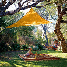 Tenda a vela impermeabile triangolare,Tenda parasole,Resistente e Traspirante,protegge dai raggi UV ed è resistente alle intemperie,per Esterni, Cortile, Giardino (arancione, 400 x 400 x 400cm)