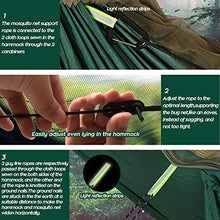 NATUREFUN Amaca da Campeggio da Viaggio | capacità di Carico 300kg,(290 x 140 cm) Traspirante Asciugatura Rapida Nylon da Paracadute | Accessori Completi, Facili da installare | per Esterno Giardino