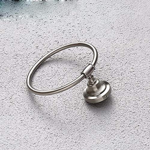 MBYW portasciugamani Moderno Portasciugamani da Bagno in Acciaio Inox, Anello Porta Asciugamano Forato, Anello Porta Asciugamani da Bagno, portasciugamani per la casa, passasciugamani