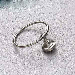 MBYW portasciugamani Moderno Portasciugamani da Bagno in Acciaio Inox, Anello Porta Asciugamano Forato, Anello Porta Asciugamani da Bagno, portasciugamani per la casa, passasciugamani