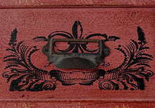 Mendler Serie Vintage Como cassettiera Legno Stile Spagnolo Modello Vigo 34x44x80cm