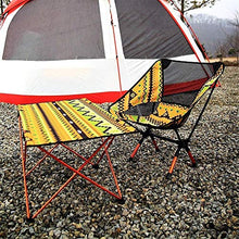 CENPEN, tavolino pieghevole in tessuto, pieghevole, leggero, portatile, piccolo e pieghevole, per campeggio o giardino (colore cultura, dimensioni: 77 x 42 x 40 cm)