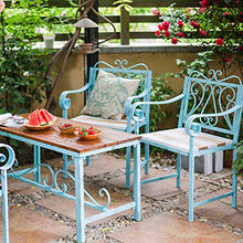 outdoor furniture Panca da Giardino panchina in Metallo, Sede Esterna dello Schienale della mobilia di Legno Solido della Sedia del ghisa del Patio Panca Portico Portico Poltrona Stile angosciato