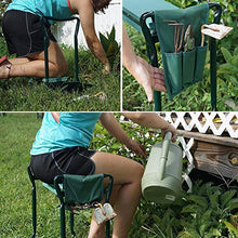 Panca Per Ginocchia Per Giardinaggio Sgabello Da Giardino Pieghevole Cuscino Per Ginocchia Sedile Pieghevole Pieghevole Panca Da Giardino Panca Per Ginocchia Con Tasca Organizer-Banc Genoux avec Poche