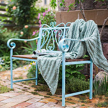 Panca da Giardino Panchina da Esterno In Ghisa,Panchina Per Il Tempo Libero Con Schienale E Braccioli,Sedia da Veranda Resistente Alle Intemperie,Tavoli E Sedie del Balcone del Cortile del Prato