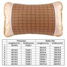 Wifehelper Tessili per la Casa Tappetino in Rattan Eco-Friendly Confortevole Set di Lenzuola con Angoli Durevoli e Confortevoli(48 * 74cm)