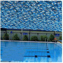 N / A Tessuto Maglia Mimetica Blu 3x4m Rete Mimetica Marina Militare 4x6m Tenda da Piscina Campeggio Giardino Cortile Serra Decorazione Ombrellone Caccia Tiro Decorazione Balcone 6x6m(Size:10x10m)
