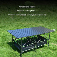 CASTOR Tavolo da Picnic all'aperto Tavolo da Campeggio Pieghevole, Tavolo Regolabile Tavolo da Picnic Portatile Tavolo all'aperto, Adatto per Camping Beach Party Camping Table BBQ Party Table