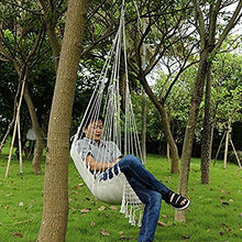 KU Syang Amaca in Stile Nordico Sicurezza Appeso Amaca Sedia Altalena Sedia da Esterno Coperta Appesa Seggiolino da Giardino per Bambino Adulto