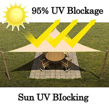 Tenda a Vela Triangolare, Impermeabile Traspirante Protezione Raggi UV Vela Ombreggiante per Esterno Terrazza Giardino Campeggio Balcone Cortile Patio Shack